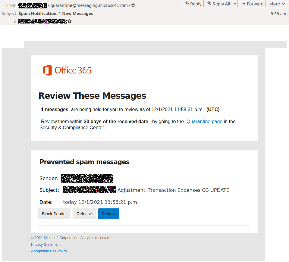 Microsoft Phishing Saldırılarında Office 365 Spam Uyarıları Kullanılıyor